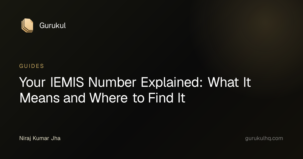 Your IEMIS Number Explained: What It Means and Where to Find It