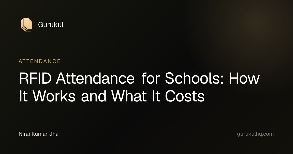 RFID Attendance for Schools: How It Works and What It Costs